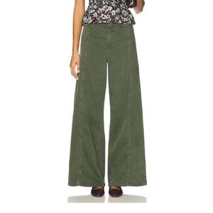 Libre Wide Leg in Thyme size 32 green wide leg free people